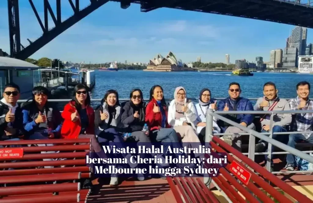 wisata halal australia bersama cheria